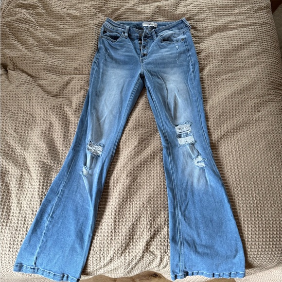 Kancan midrise stretchy flare jeans size 11/29 - Picture 3 of 5